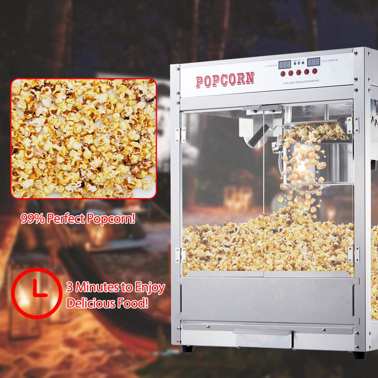 Euker 12 oz. Commercial Popcorn Machine with Digital Temp. Display